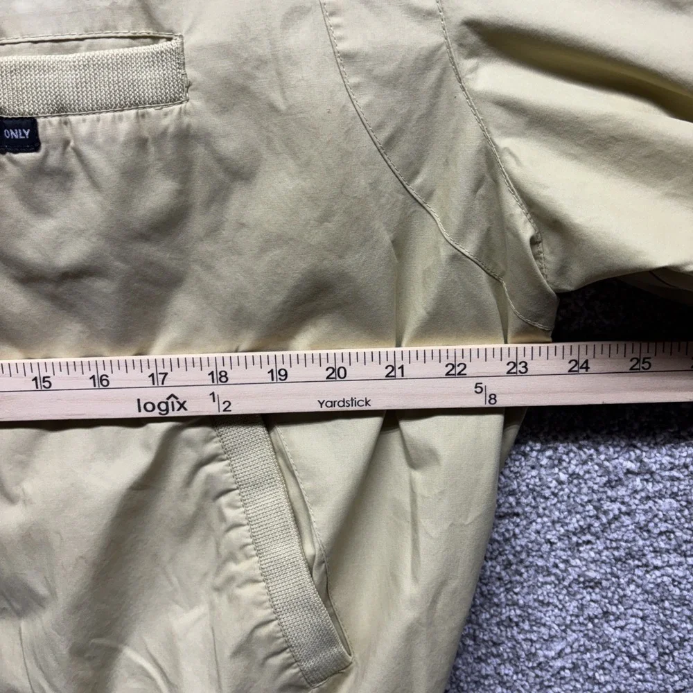Vintage Members Only Jacket Adult 46L Yellow Full Zip Racer Bomber 80s Mens Read